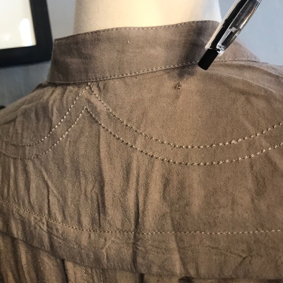 NWOT sleeveless tunic dress double zip Large chic - Picture 6 of 8